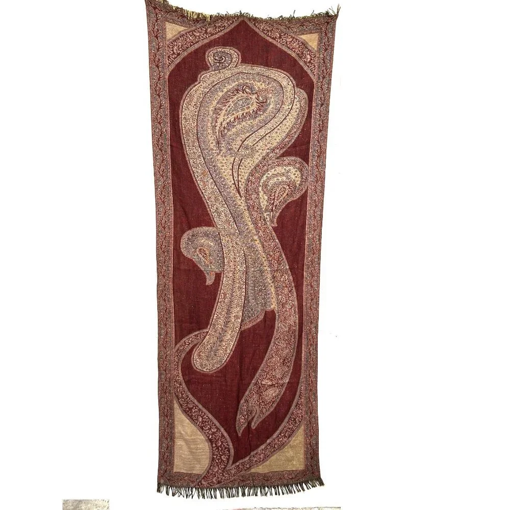 Large Paisley Design Shawl Wrap Scarf